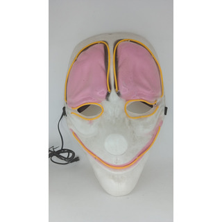 Mascara De Halloween Video Juego De Pay Day ,geek , Miedo, Blanca Mascara Led Mascara De Halloween Video Juego De Pay Day ,geek , Miedo, Blanca Mascara Led