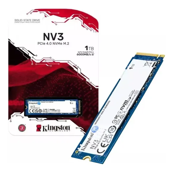 Kingston Nv3 1000gb 1tb Ssd M.2 Nvme 1tb
