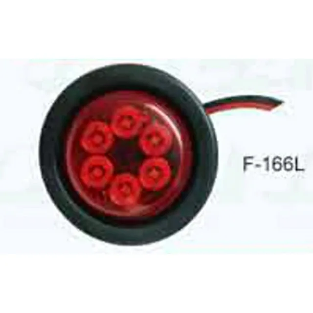 Cocuyo Lateral Redondo Led Aro Goma Cavas Plataformas Gruas