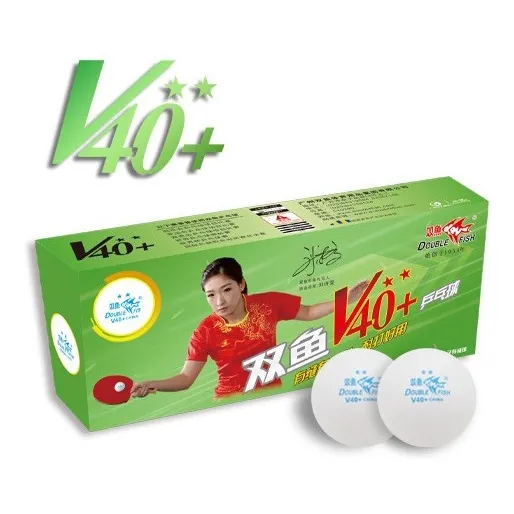 Pelotas Ping Pong 2 Estrellas 40+ Double Fish Tenis Mesa X10