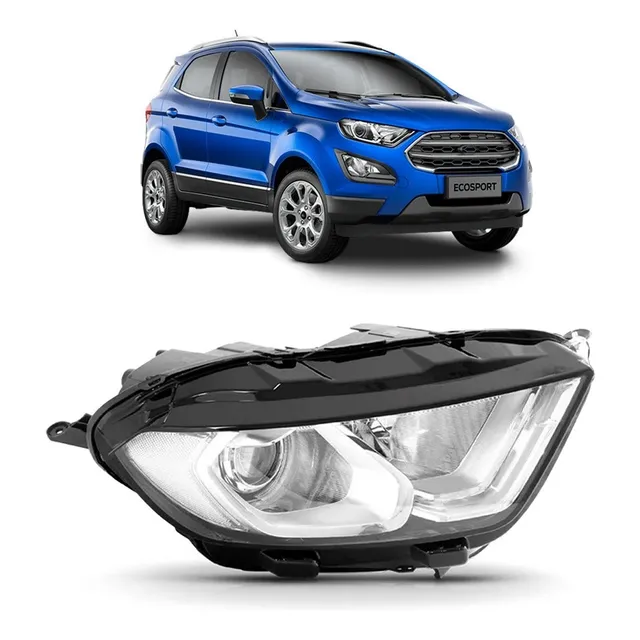 Farol Ecosport 2018 2019 2020 Manual Com Led