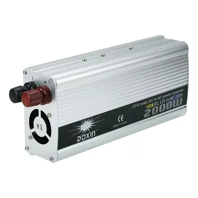 Inversor Conversor 2000w Usb Voltaje Corriente 12v 220v Auto