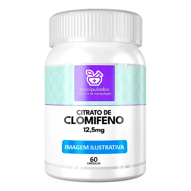 Clomifeno Citrato 12,5mg | 60 Cápsulas - Tpc E Fertilidade