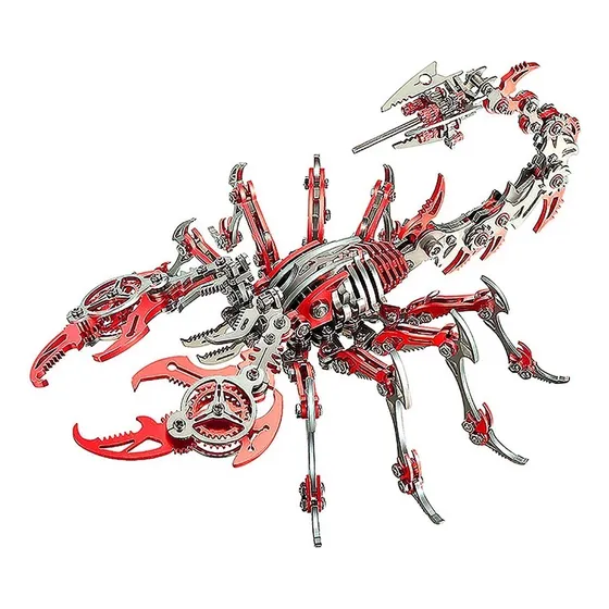 Escorpião De Metal, Quebra Cabeça 3d