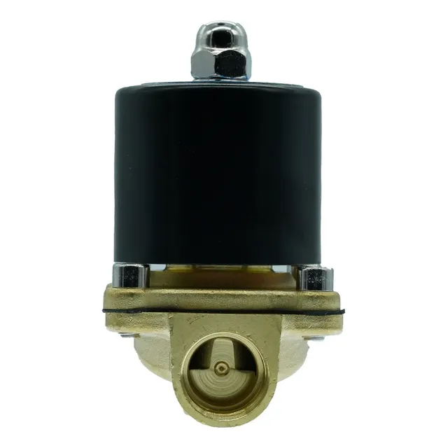 . Electroválvula Gas Agua Aire Solenoide Latón 1/2in 12v Dc