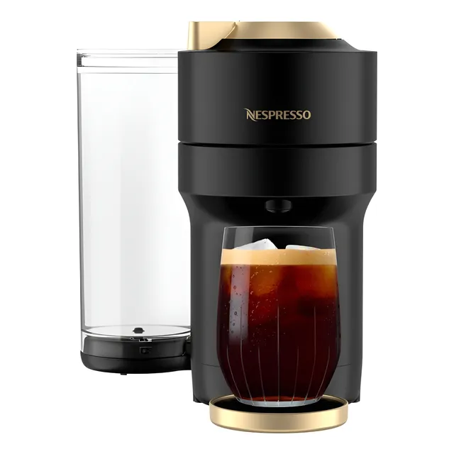 Cafeteira Nespresso Vertuo Pop+ Preta E Dourada
