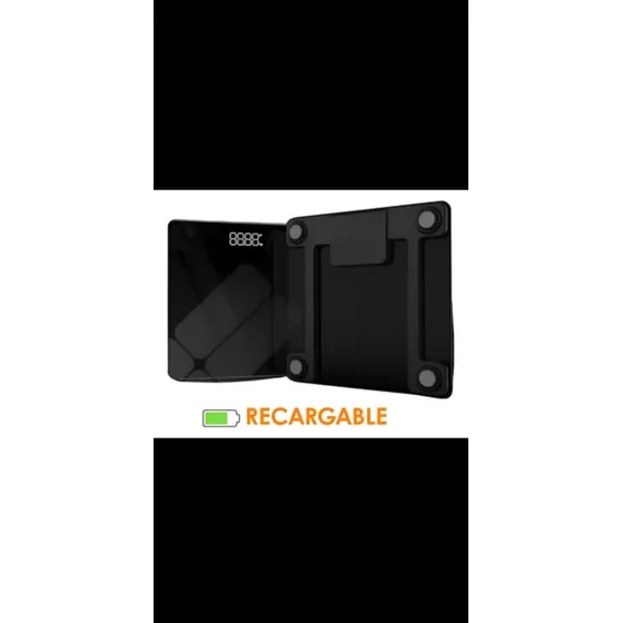 Bascula Balanza Corporal Led De Vidrio Templado