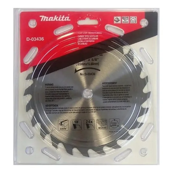 Disco De Sierra Para Madera 7-1/4'' 24d Makita D-03436