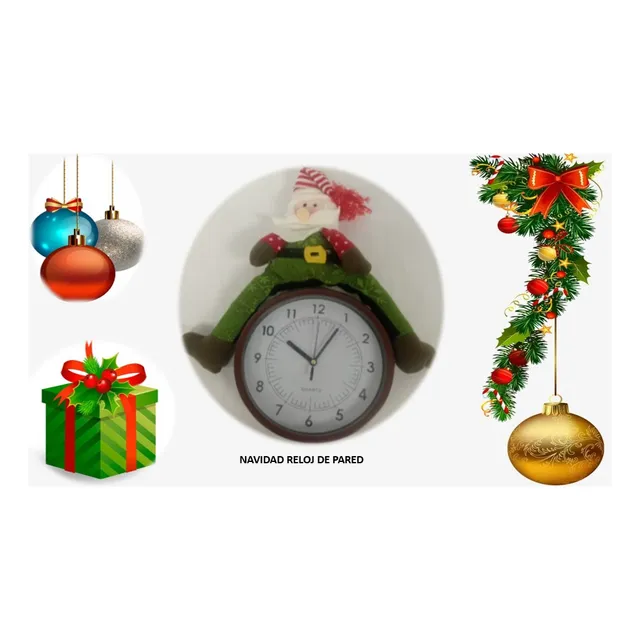 Navidad Reloj De Pared