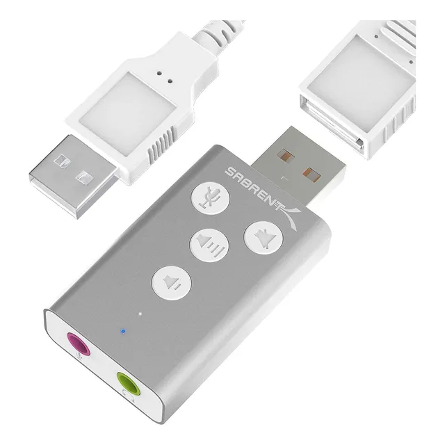 Sabrent Aluminum Usb External Stereo Sound Adapter Windows