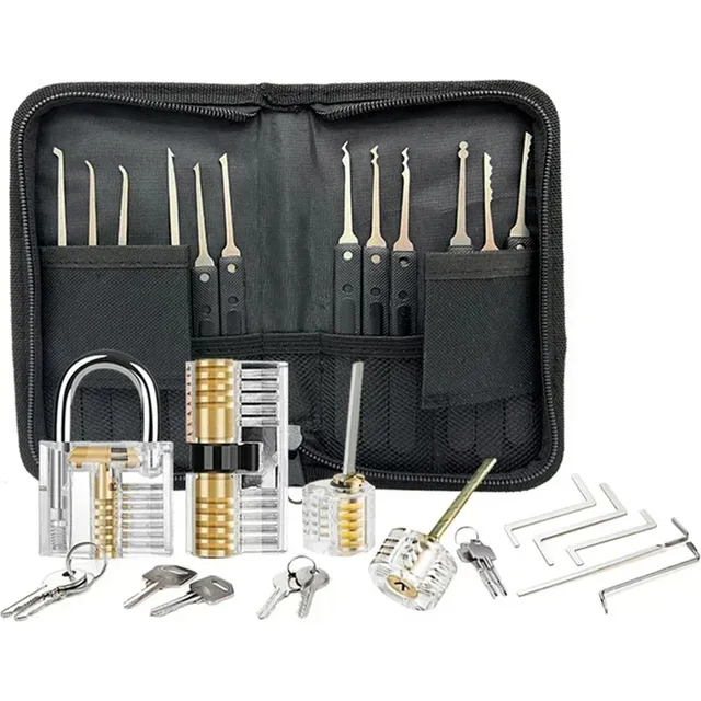Kit Ganzuas Reparacion Aperturas Cerrajero 21 Ps Profesional