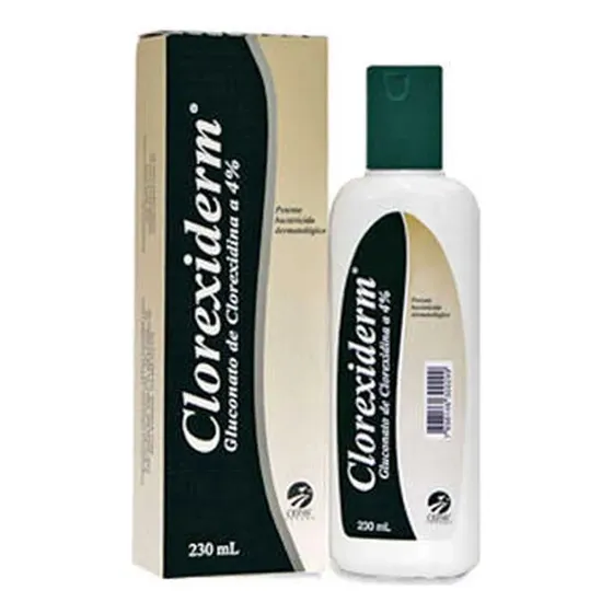 Shampoo Clorexiderm 4% - 230ml .