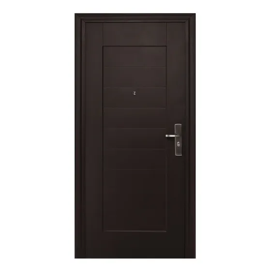 Xe Seguridad Puerta De Seguridad Xe Alaska S1 95-213 Apertura Izquierda De Acero Color Chocolate