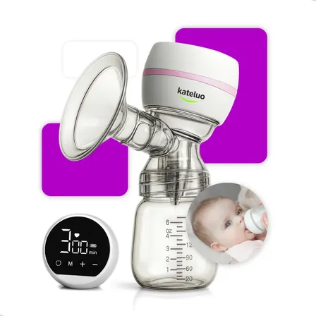 Bomba Elétrica Materno Coleta Armazenamento Leve E Compacto Sutiã Display Led Extratora Elétrica Amametação Marca Kateluo