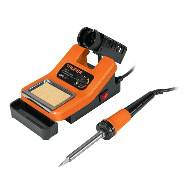 Cautín Profesional 48 W, para electrónica con estación, Truper CAU-48ES