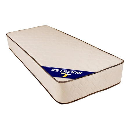 Colchón Multiflex Rb600 1 1/2 Plaza 90 X 190 Hotelero Color Beige Colchón Multiflex Rb600 1 1/2 Plaza 90 X 190 Hotelero Color Beige