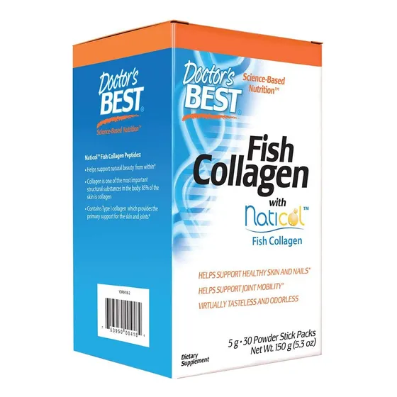Complementa El Colágeno De Pescado Doctor's Best Con Naticol