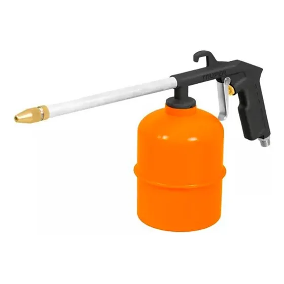 Pistola De Aire 90 Psi Limpieza Motores Truper Vaso De Acero