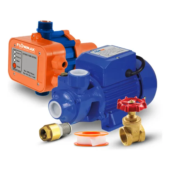 Electrobomba 0.5hp Flowmak + Kit Controlador Electrónico