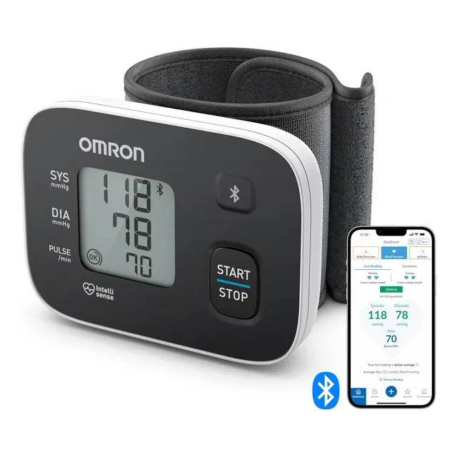 Omron Baumanómetro Rs3 Intelli It De Muñeca Con Bluetooth