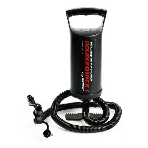 Inflador Manual Intex Doble Presión Velocidad 3 Boquillas