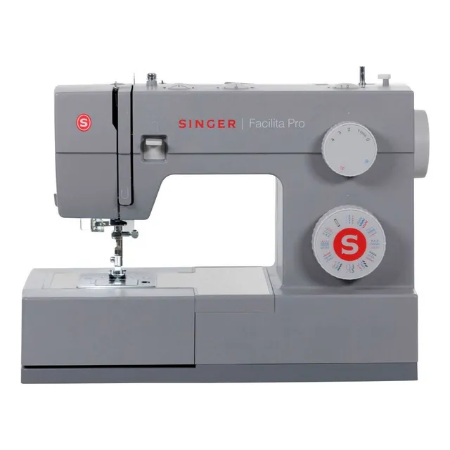 Máquina de coser recta zigzag Singer Heavy Duty 4423 portable color gris 220V