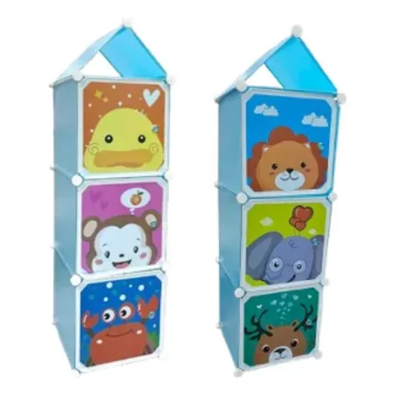 Armario Plastico De Niños 3 Niveles