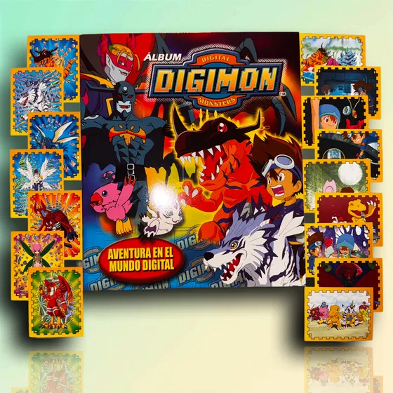 Álbum Digimón Versión Salo Completo Para Pegar