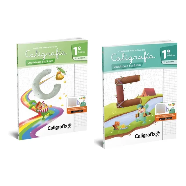 Caligrafia Cuadricula 5x5mm 1 Básico (1er Y 2do Semestre)