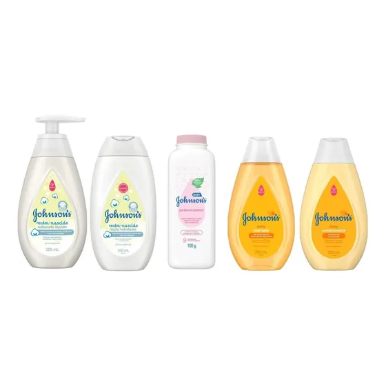 Kit Recém Nascido Johnson Baby 05 Produtos