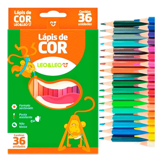 Lápis De Cor Leo & Leo Cores