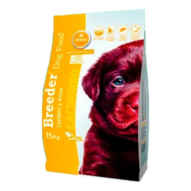 Breeder Cachorro Cordero 15 Kg Alimento Perro Puppy Allkjoy