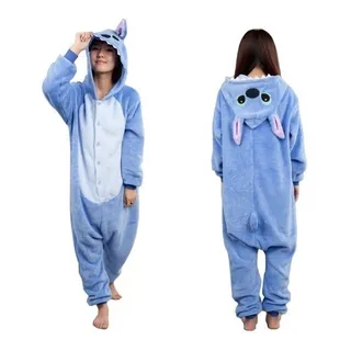 Pijama Kigurumi Stitch Macio - Original Adulto Infantil Pijama Kigurumi Stitch Macio - Original Adulto Infantil