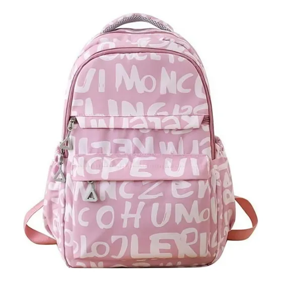 Mochila Escolar Kawaii Juvenil Secundaria O Urbana Importada Rosa