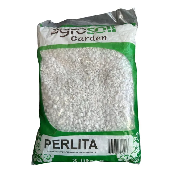 Perlita Expandida Agrosoil Pacote Com 3 Litros