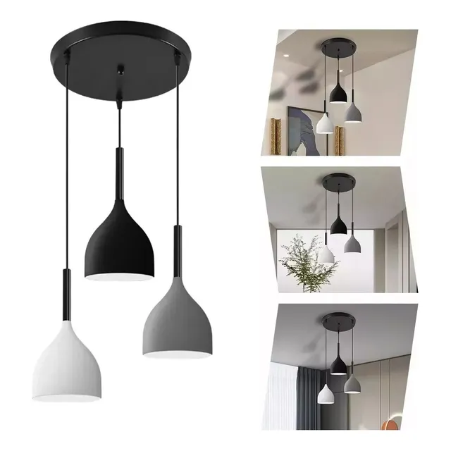 Lampara Colgante Decorativa Moderna Elegante E27 Con Diy