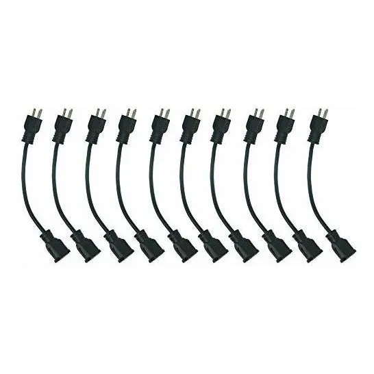 Extensión Corta Southwire 65173240 De 1 Pie, 16/3 Enchufes, 