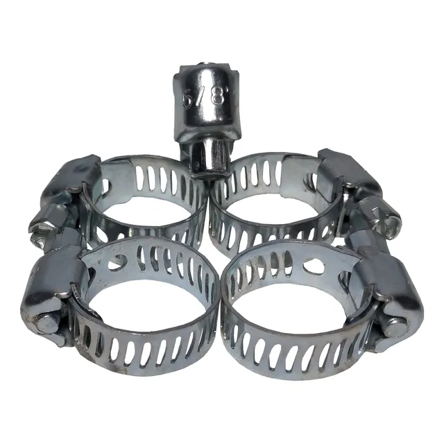 Abrazadera De Manguera 5/8 Universal Acero Inoxidable