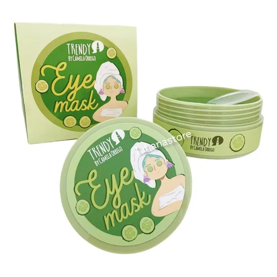 Mascarilla facial para piel todo tipo de piel Trendy Contorno de ojos Mascarilla De Hidrogel Para Ojos Trendy Pepino