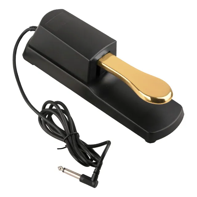 ' Piano Teclado Sustain Pedal For Casio Yamaha Oro