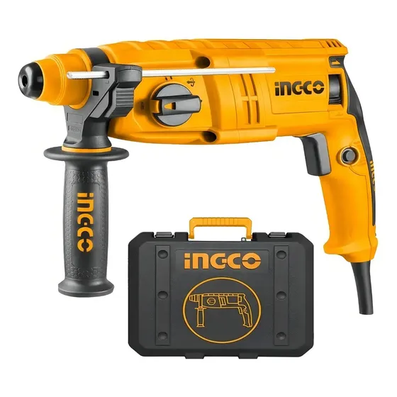 Taladro Rotomartillo Percutor 650w Sds Plus Concreto Ingco Color Amarillo | Cuotas sin interés