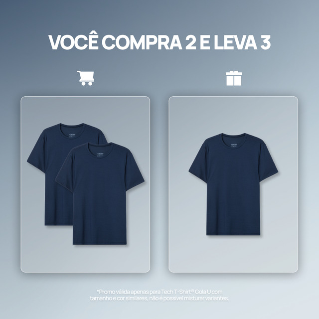 Compre 2 Camisetas Techs T-shirts Masculina Insider E Leve 3