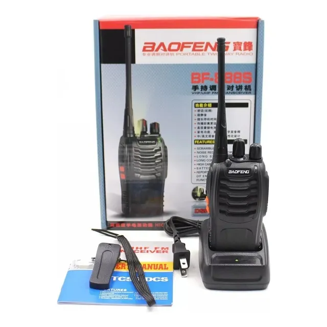 Radio Baofeng Bf-888s Transmisor Portátil Vhf Walkie Talkie