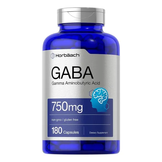 Gaba 750mg | 180 Caps | Horbaach | Anti-stress!!