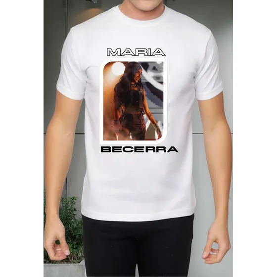 Remera Blanca De Maria Becerra