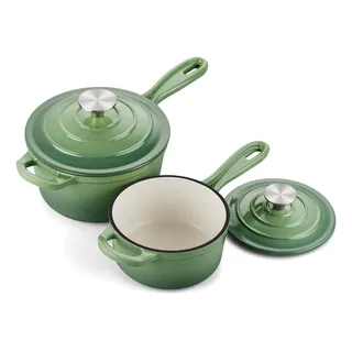 Onader Conjunto De Panelas Onader Ferro Esmaltado 2 Peças Verde