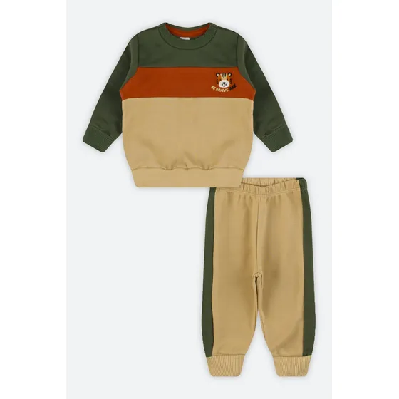 Conjunto Bebê Menino Moletom Peluciado Be Brave Alakazoo
