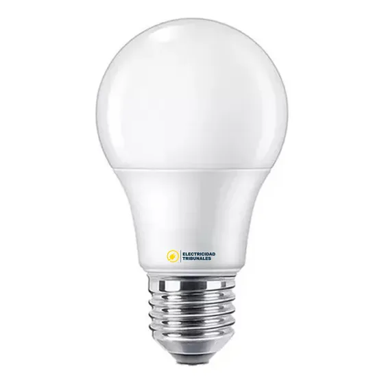 Lampara Led Con Fotocelula Incluida Sensor De Luz Dia Noche 15w E27 Bulbo A60 Luz Blanco Fría Rosca E27 Electricidadtribunales15w