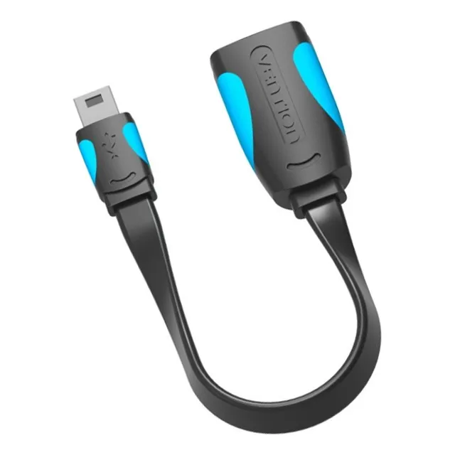 Mini Cable Usb Otg 5 Pines Gps Portable Carga Datos Vention