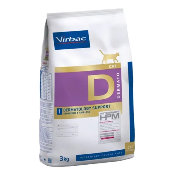 Hpm Virbac Cat Dermatology Support 3kg